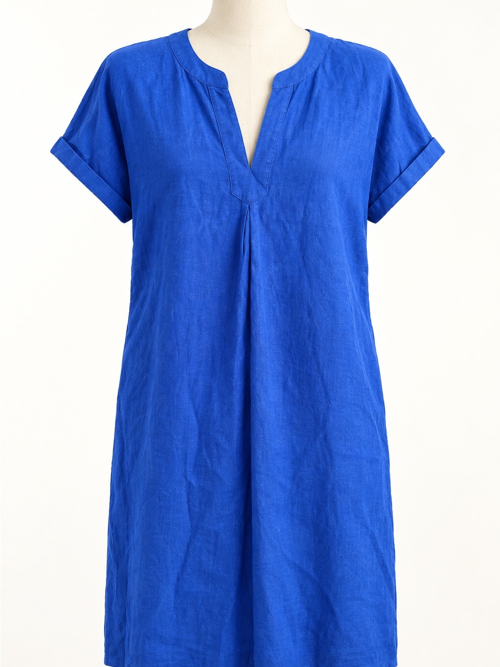Vineyard Vines Cobalt Blue Short-Sleeve Swim Cover-Up
